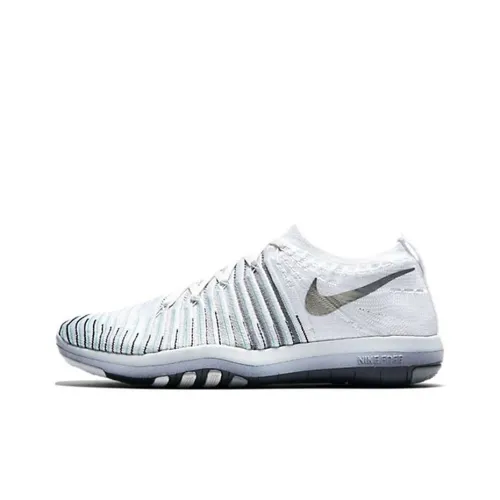 Nike Free Transform Flyknit Training Shoes Women's Low-Top White