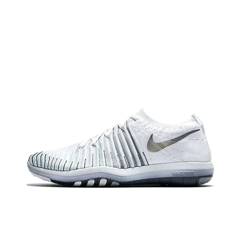 Nike Free Transform Flyknit Training Shoes Women's Low-Top White-0