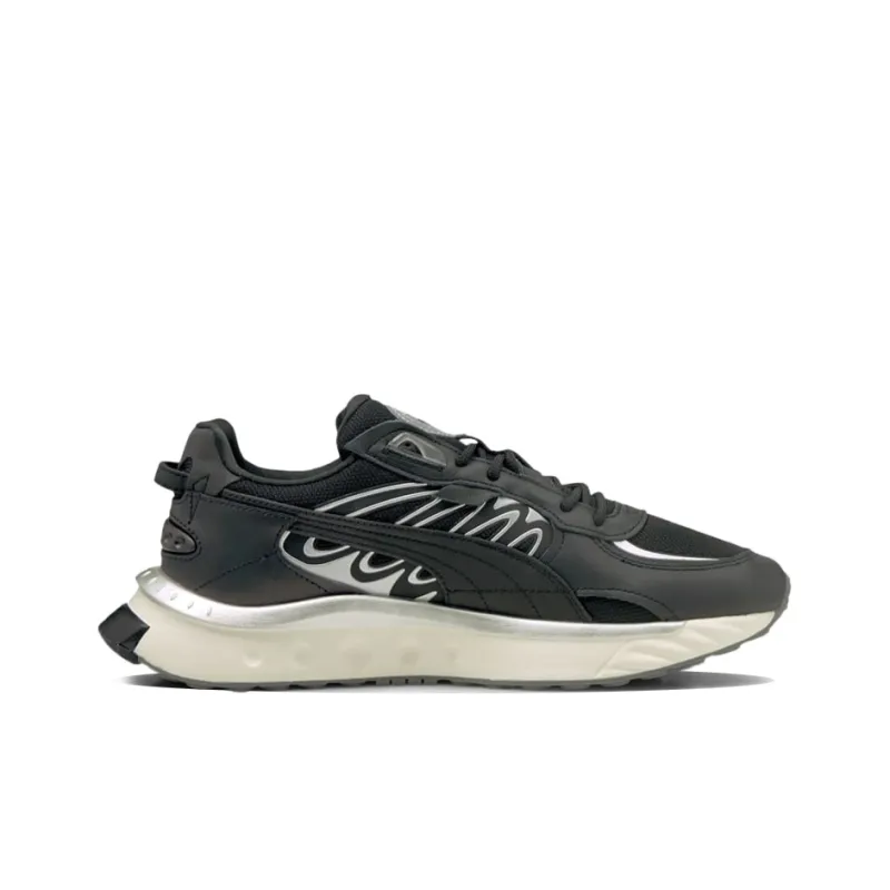 PUMA Wild Rider Techno 'Black Silver'-1