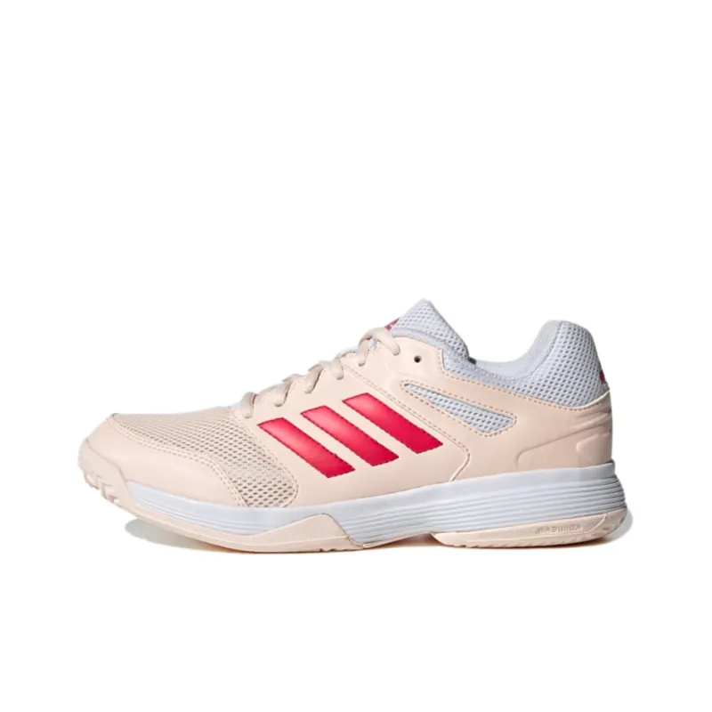 Adidas Speedcourt Training Shoes Women's Low Top Peach Pink-0