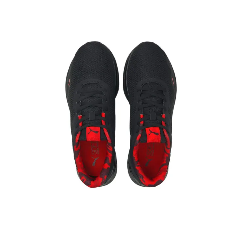 PUMA 2 Cushioning Anti-Slip And Wear-Resistant Mid-Top Training Shoes Men's Black Red-2
