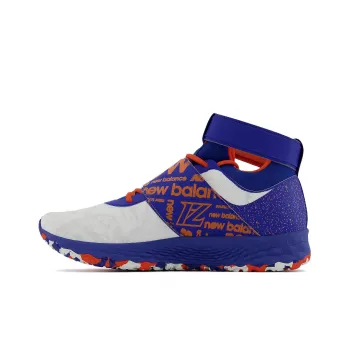 New Balance Lindor 1 Anti-Slip Wear-Resistant High-Top Training Shoes Men's Blue White Orange