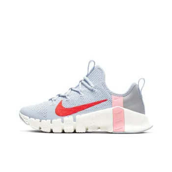 Nike Free Metcon 3 Football Grey Bright Crimson Women's