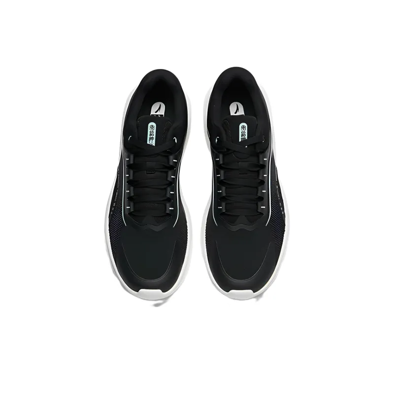 Anta Shenxi Cushioning Slip Resistant And Abrasion Resistant Low Top Training Shoes Men's Black White-2