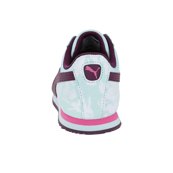 PUMA Roma Basic Blur Weave Wht Cushioning Wear-Resistant Low-Top Training Shoes Men's Blue-3