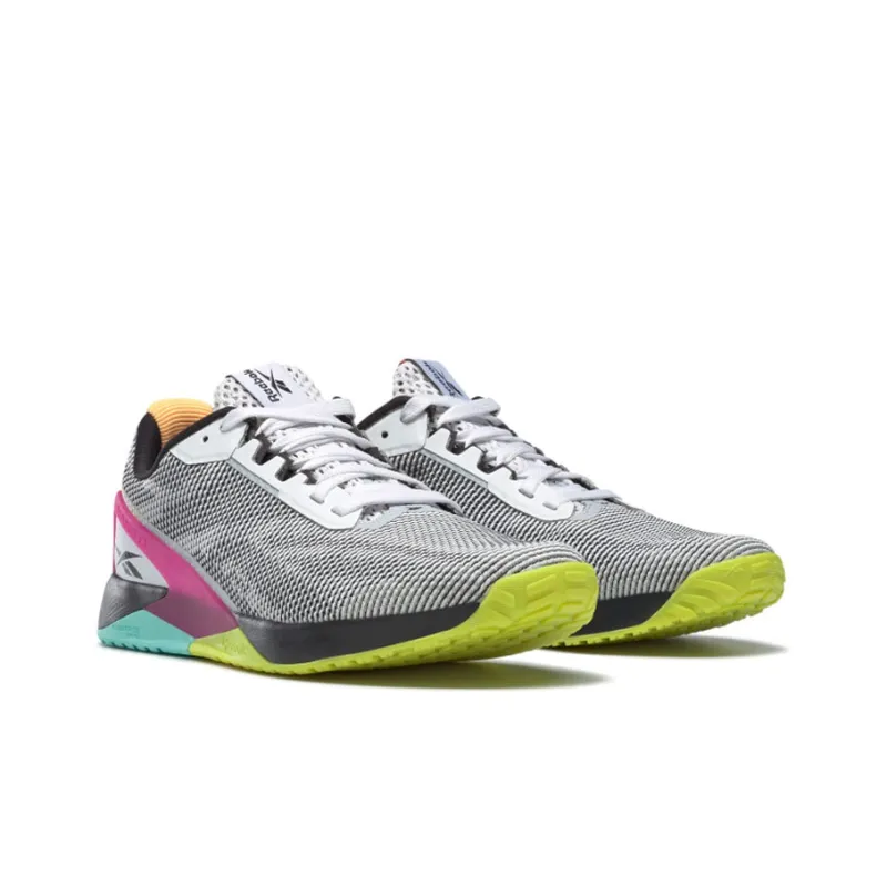 Reebok Nano X1 Grit White Black Pursuit Pink-2