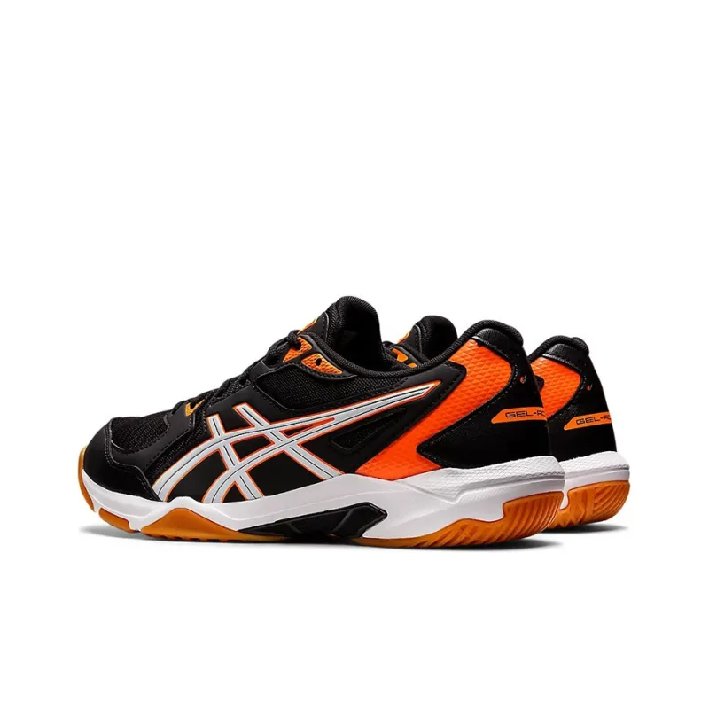 Asics Gel Rocket 10 2E Wide 'Black Shocking Orange'-3