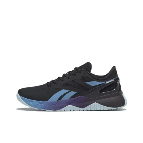 Reebok Nanofle TR Anti-NFL And Wear-Resistant Breathable Low-Top Training Shoes Women's Black Blue