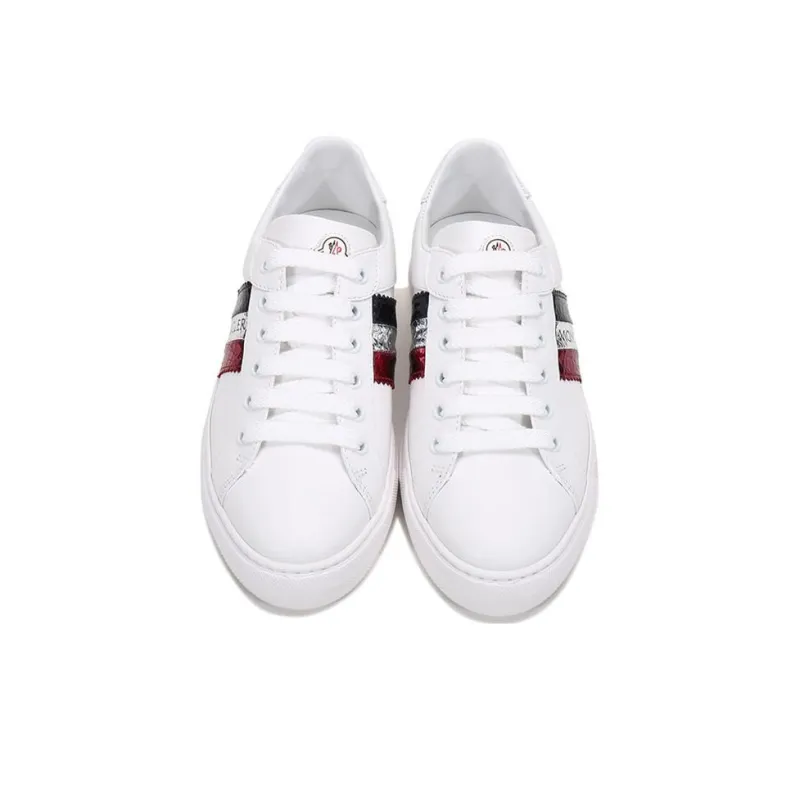 Moncler Stylish Skateboarding Shoes Women's White-3