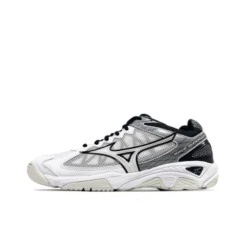 Mizuno Training Shoes Unisex Low Top White Gray Silver