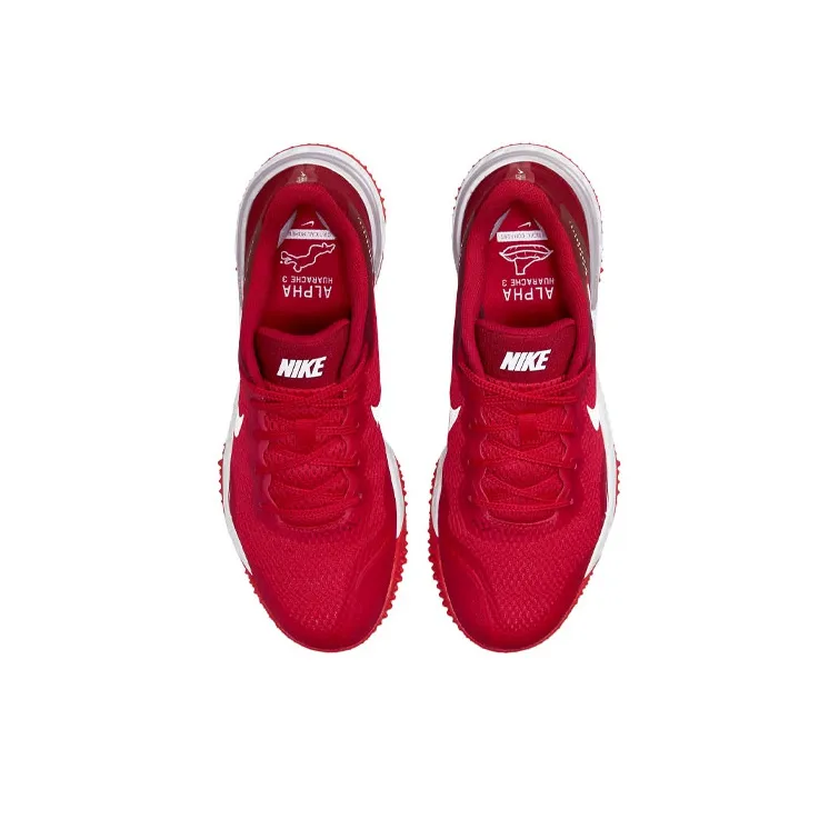 Nike Alpha Huarache Elite 3 Turf 'University Red'-3