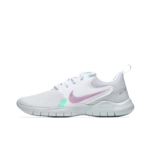 Nike Flex Experience Run 10 White Violet Shock Women's