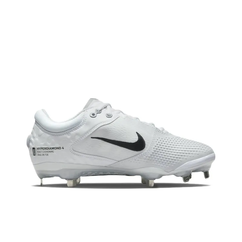 Nike Hyperdiamond 4 Elite 'White Black' Women's-1