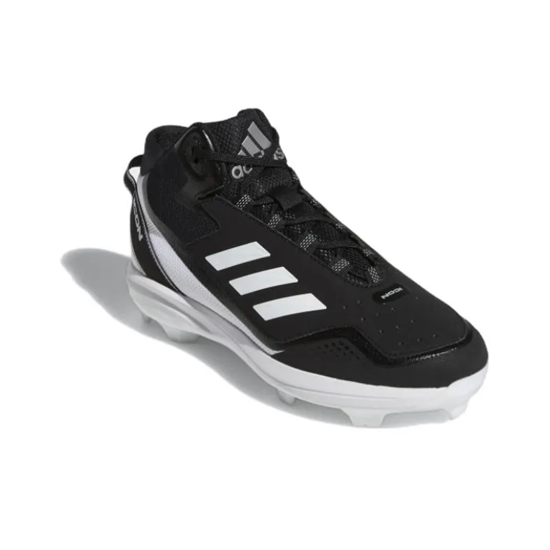 Adidas Icon 7 Mid Tpu Cleats Wear-Resistant Mid-Top Training Shoes Men's Black-2
