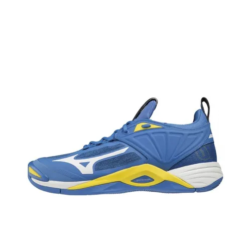 Mizuno Momentum Training Shoes Unisex Low-Top Blue/Yellow/White