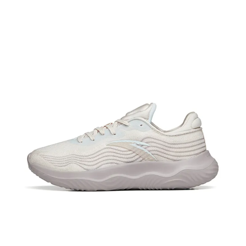ANTA Variety Training Collection Training Shoes Women's Low Top Mud Gray/Illusion Blue-0