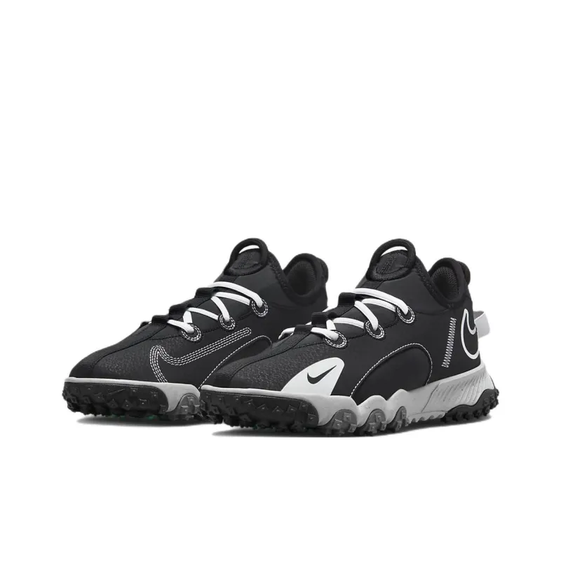 Nike Future Field Cushioning Anti-Slip And Wear-Resistant Low-Top Training Shoes GS Black-2