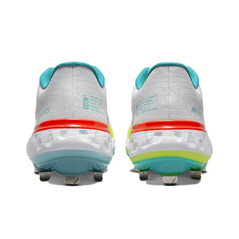 Nike Alpha Huarache Elite 3 Low 'White Infrared Volt'-4