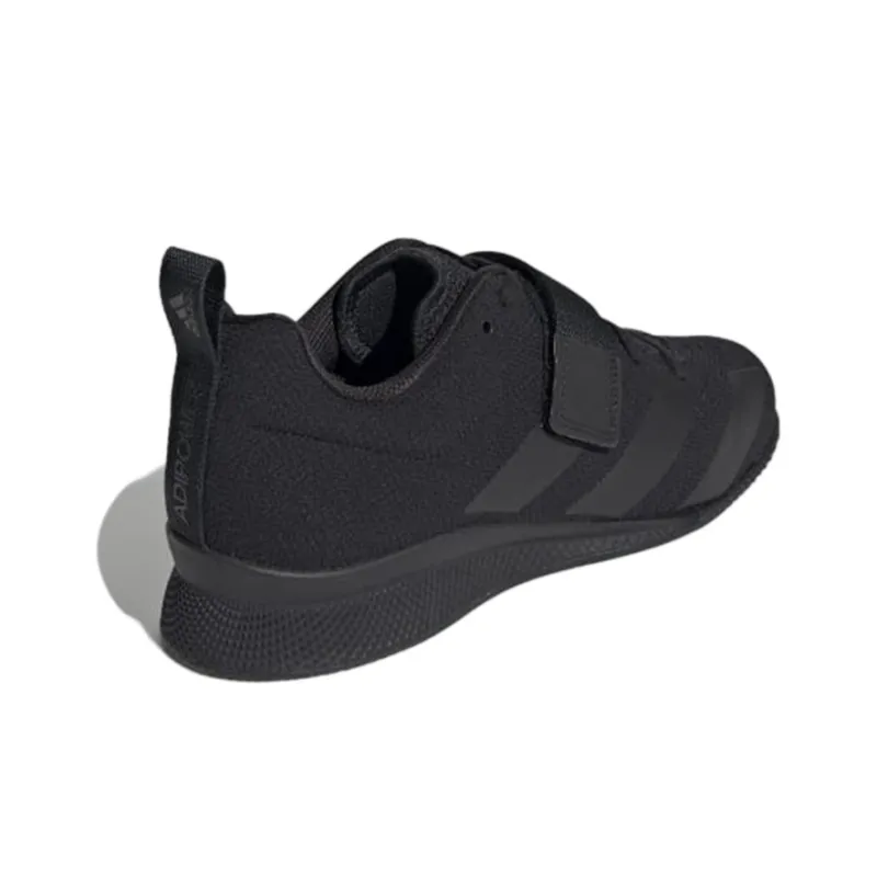 Adidas Adipower Weightlifting 2 Wear-Resistant Low-Top Training Shoes Unisex Charcoal Black-3