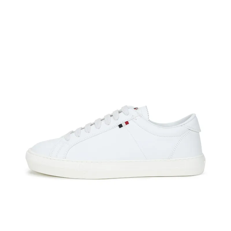 Moncler NEW MONACO Stylish Skateboarding Shoes Men's White-0