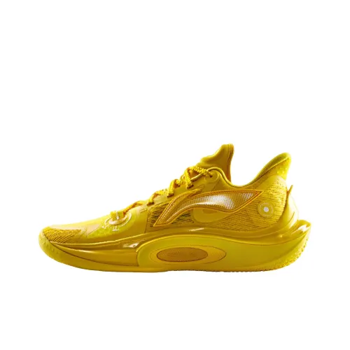 LINING SONIC 11 Basketball Shoes Men Low-Top Yellow