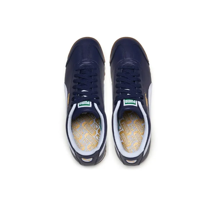 PUMA Roma Classic Gum Low top Running Shoes Blue-2