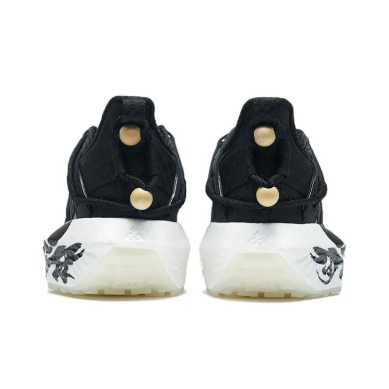XTEP Shaolin Collection Anti Slip And Wear Resistant Breathable Low Top Training Shoes Men's Black-3