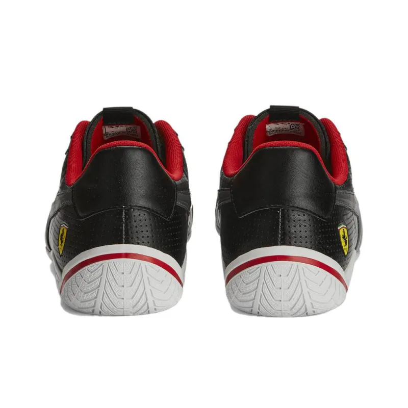 PUMA Scuderia Ferrari Rdg Cat 2.0 Anti-Slip Wear-Resistant Low-Top Training Shoes Unisex Black Gray White-3