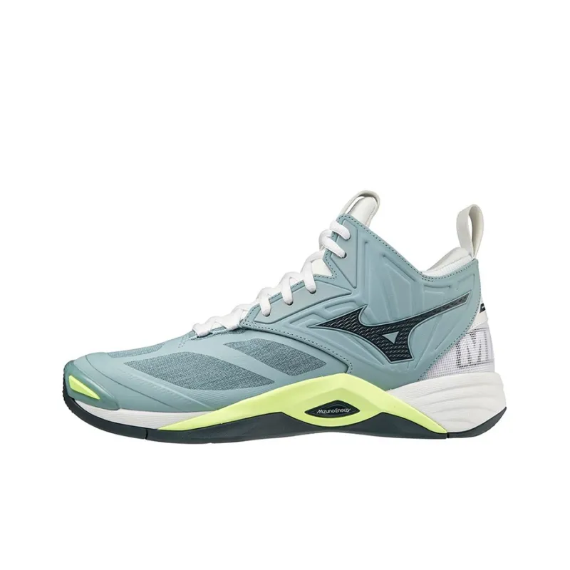 Mizuno Momentum Training Shoes Unisex Mid-Top Light Blue-0
