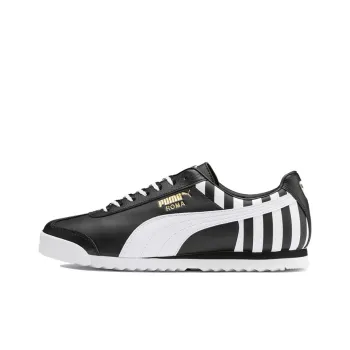 PUMA Roma Classics Anti-Slip And Wear-Resistant Lightweight Low-Top Training Shoes Men's White