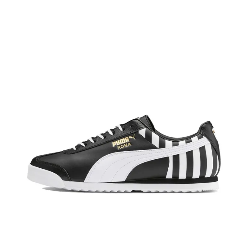 PUMA Roma Classics Anti-Slip And Wear-Resistant Lightweight Low-Top Training Shoes Men's White-0