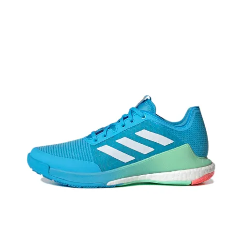 Adidas Crazyflight Training Shoes Women's Low-Top Blue