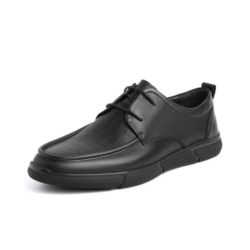 BELLE Dress Shoes Men Low-Top Black-1