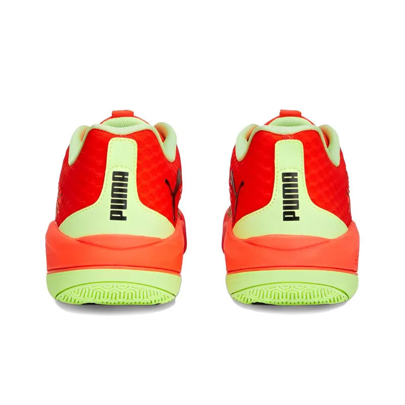 PUMA Eliminate Power Nitro 2 Racquet 'Red Blast Fast Yellow'-3