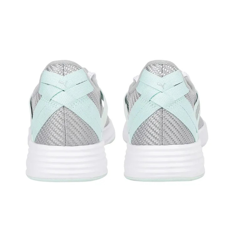 PUMA Radiate Durable Cushioning Low-Top Training Shoes Women's Silver White-3