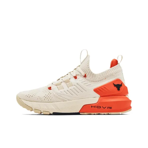 Under Armour Project Rock 3 'Summit White Rogue Orange' Women's