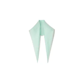 Burberry Silk Scarves Women's Mint Blue
