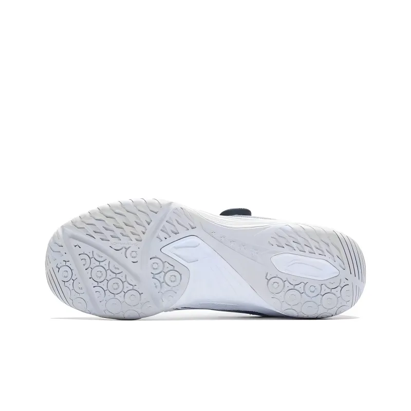 LiNing Durable Breathable Low-Top Training Shoes Unisex White Orange-3