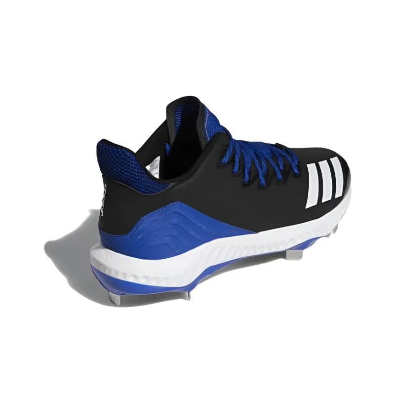 Adidas Icon Bounce Cleats Wear-Resistant Low-Top Training Shoes Men's Black Blue-3