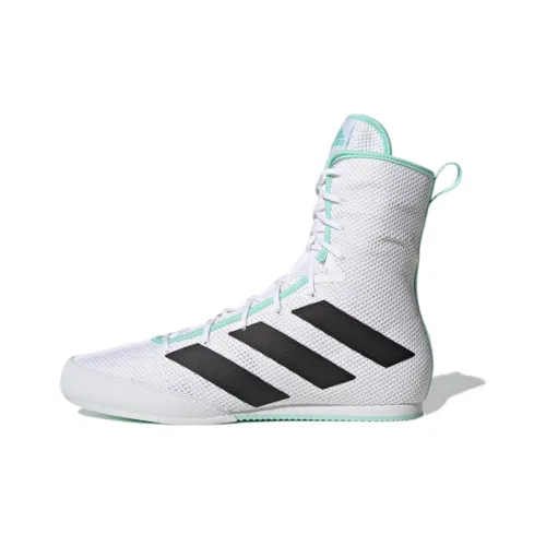 Adidas Box Hog Series Training Shoes Unisex High-Top White/Black/Blue