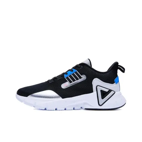 PEAK Training Shoes Men Low-Top Black/White/Blue/Silver