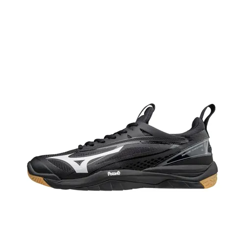 Mizuno Wave Mirage 2 Rojo Anti-Slip Wear-Resistant Low-Top Handball Shoes Black White