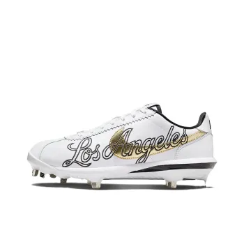 Nike Cortez Lunar Cortez Baseball Cushioning Anti Slip And Wear Resistant Low Top Training Shoes Men's White Gold