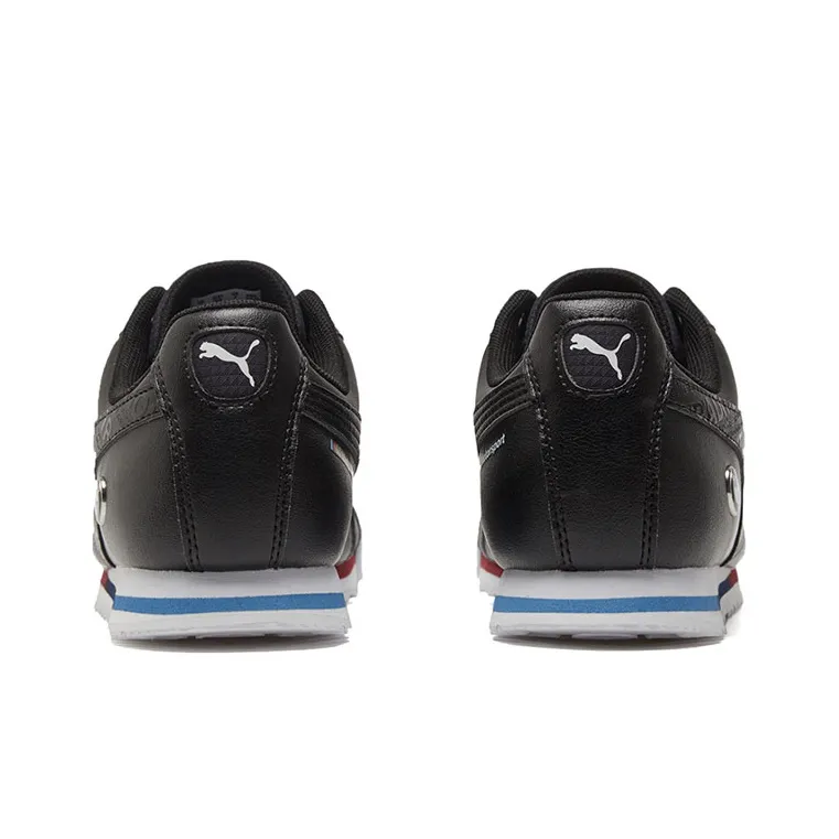 PUMA Bmw Mms Roma Low Top Running Shoes Black/White-4