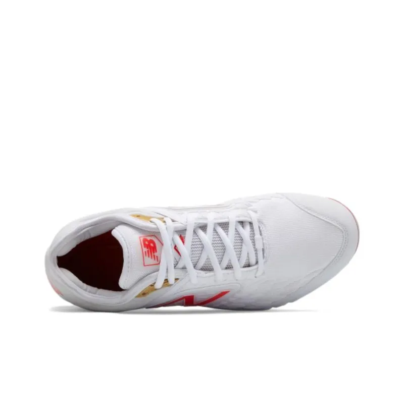 New Balance NB 3000 Anti Slip Wear Resistant Low Top Training Shoes Men's White Red-2
