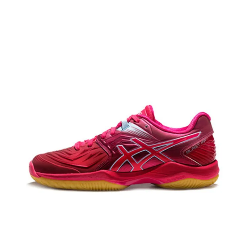 Asics Gel Blast FF Abrasion Resistant Breathable Low Top Training Shoes Women's Red-0
