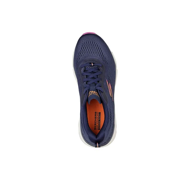 Skechers MAX CUSHIONING ELITE Training Shoes Women's Low-Top Navy Blue/Pink-3