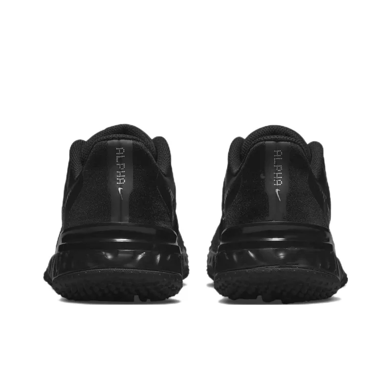 Nike Alpha Huarache Elite 3 Turf 'Black Metallic Dark Grey' Women's-4