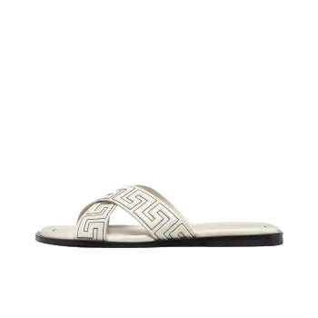 VERSACE Greca Sandal 'White'