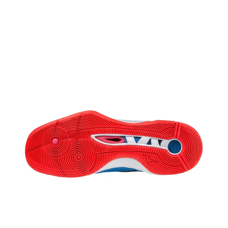 Mizuno Wave Momentum 2 Mid 'Blue Red'-4